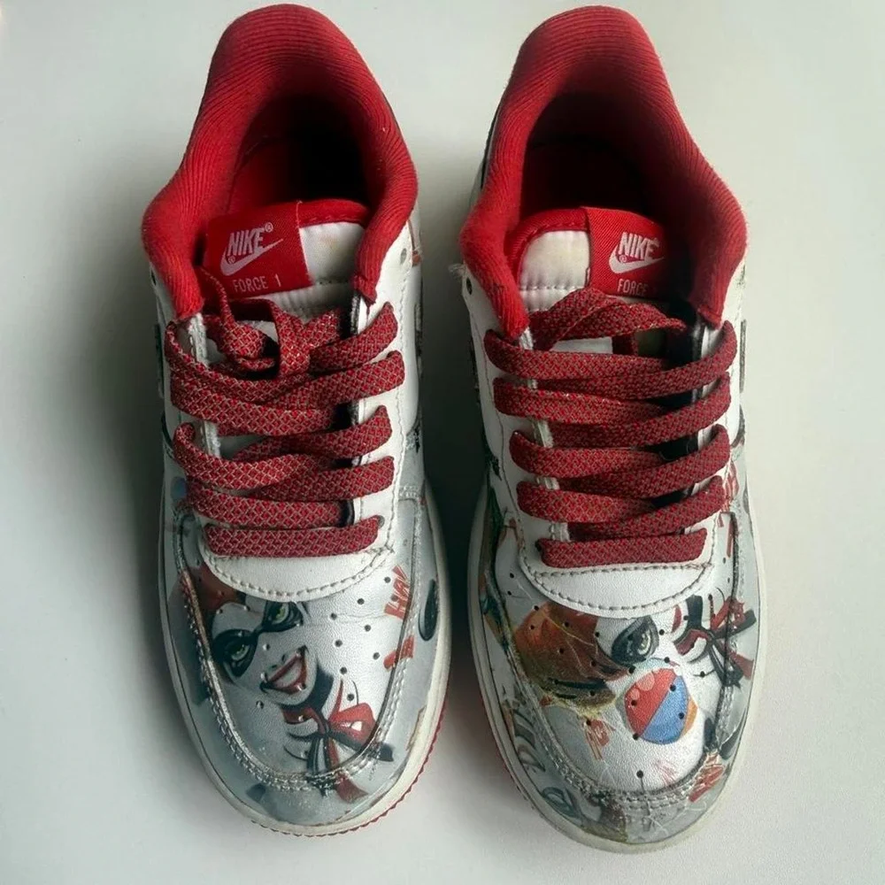 Nike Air Force 1s (Harley Quinn) Size 1